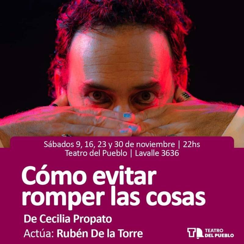 Escena de teatro de Como evitar romper las cosas