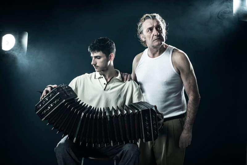 Escena de la obra de teatro Fájense