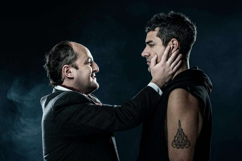 Escena de la obra de teatro Fájense