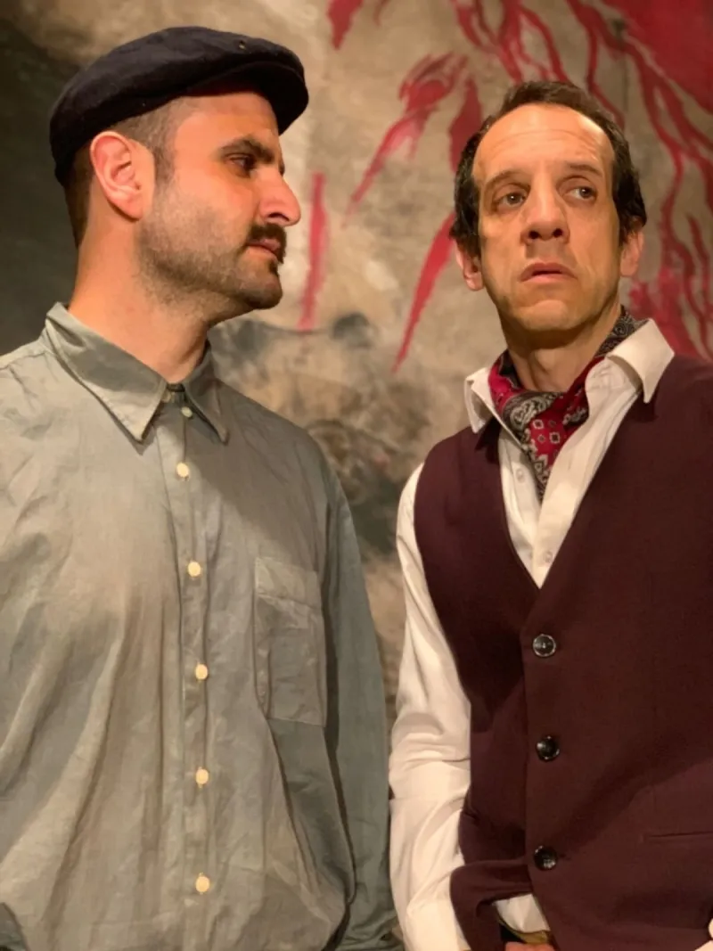 escena de la obra de teatro Yunta