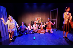 Escena de la obra de teatro El apagon