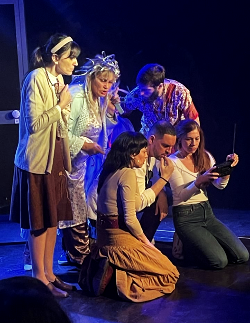Escena de la obra de teatro El apagon