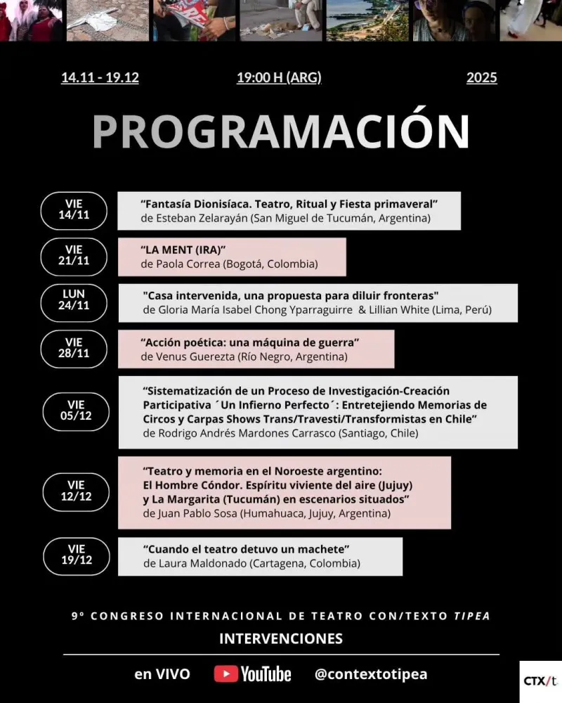IX Congreso Internacional de Teatro "Intervenciones"