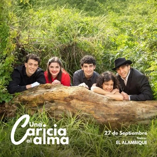 banner obra de teatro una caricia al alma