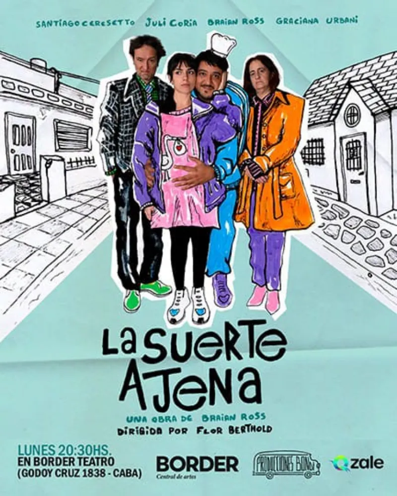 afiche de la obra La suerte ajena
