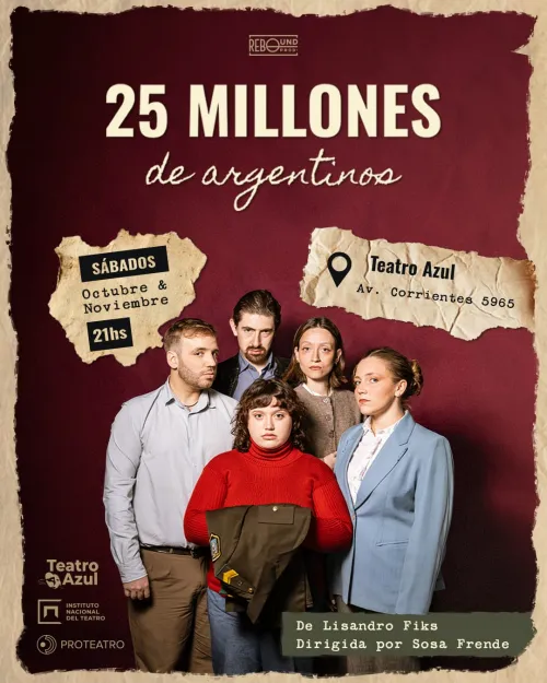 banner de la obra 25 millones de argentinos