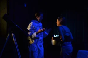 escena de la obra de teatro La diosa salvaje