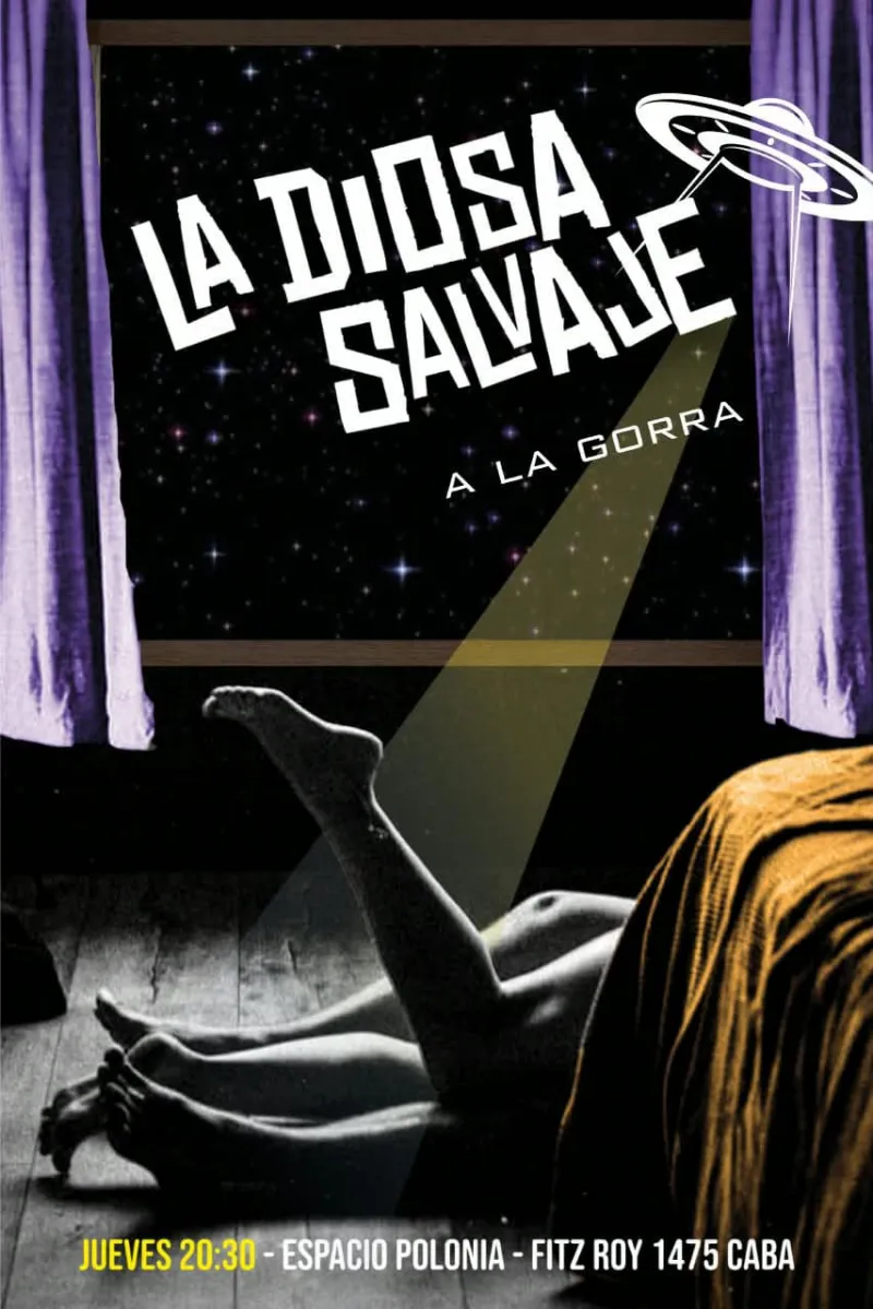 escena de la obra de teatro La diosa salvaje
